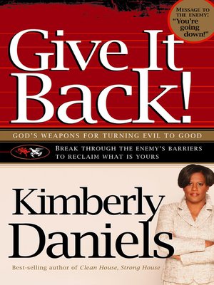 cover image of Give It Back!